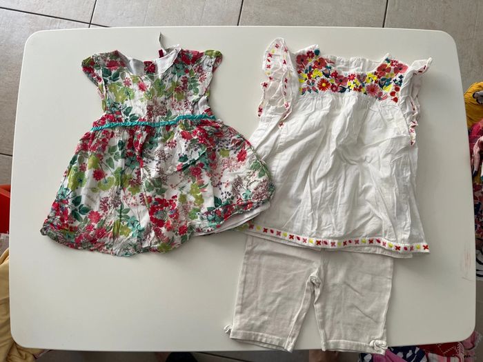 Lot ensemble bébé fille