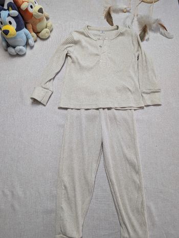 Ensemble pantalon + haut beige
