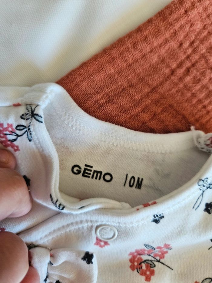 Pyjama fleuri taille naissance - photo numéro 2