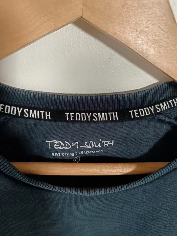C1 sweat marine Teddy Smith XL - photo numéro 3