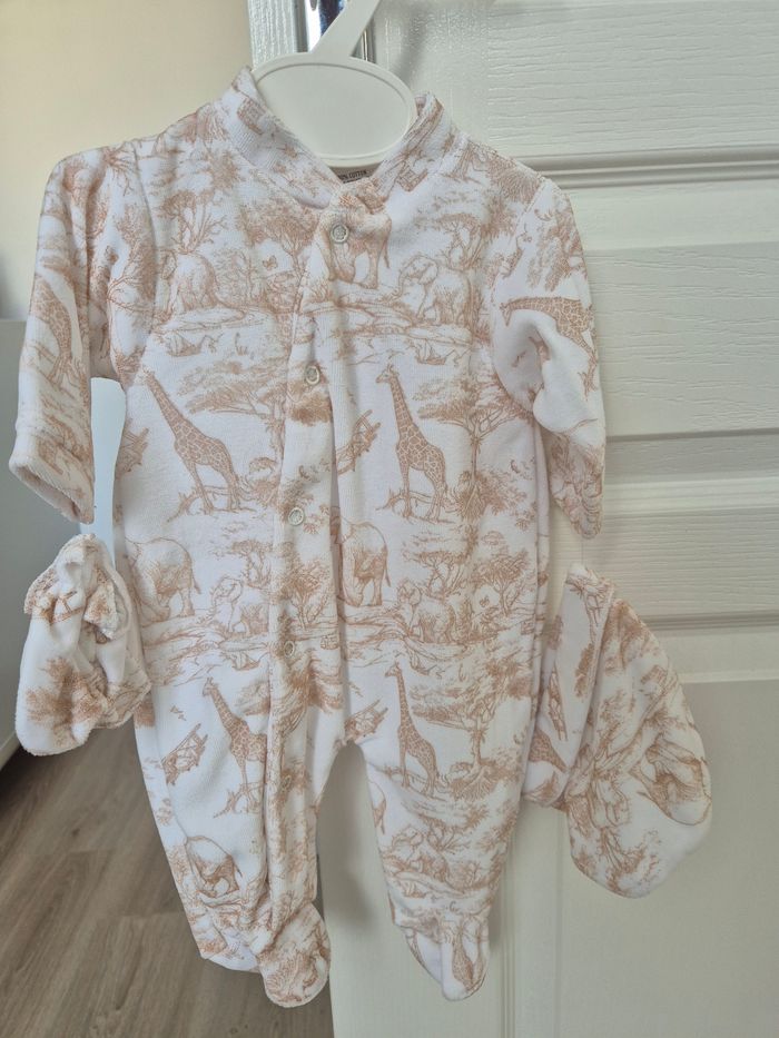 Pyjama bébé - Toile de Jouy