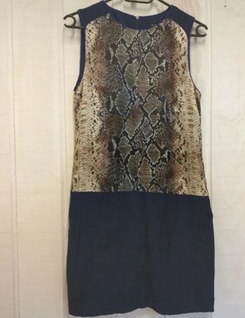 Robe motif serpent - Colorblock - 36