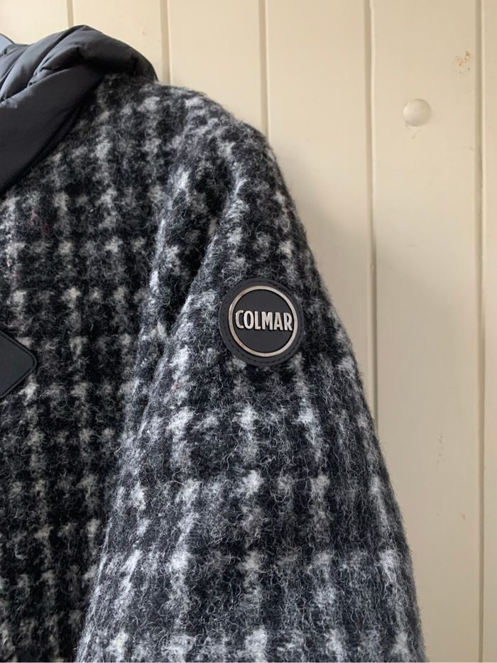 Manteau / duffle-coat Colmar noir et gris - photo numéro 3