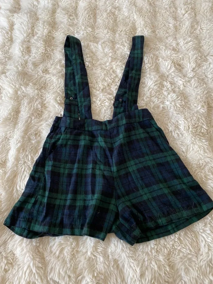 Short à carreaux et à bretelles Shein taille XS - photo numéro 2
