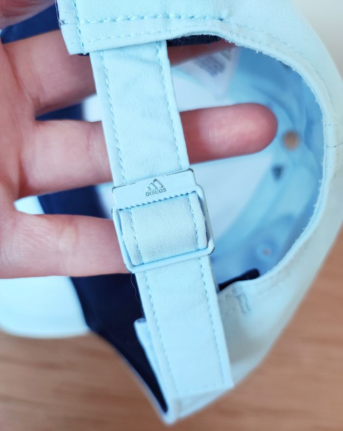 🦎 Casquette enfant - Bleu ciel - Adidas - TU 🦎 - photo numéro 6