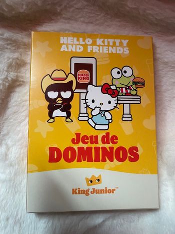 Jeu de dominos hello kitty and friends Burger King