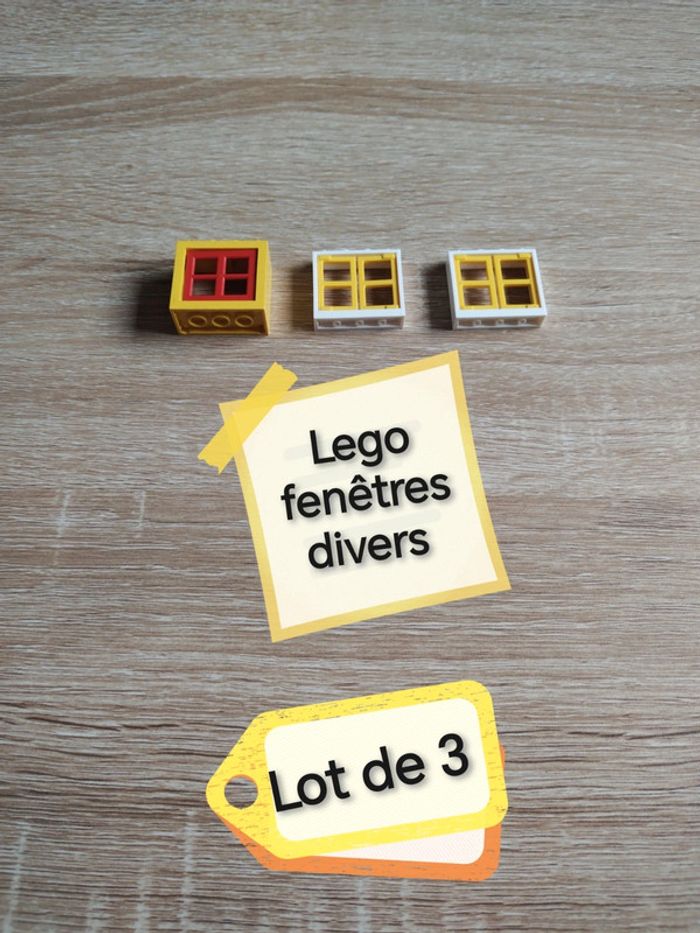 Lego lot 3 fenêtres