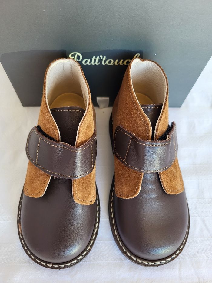 Bottines garçon en cuir Point 22 Made in France 🇨🇵 - photo numéro 3