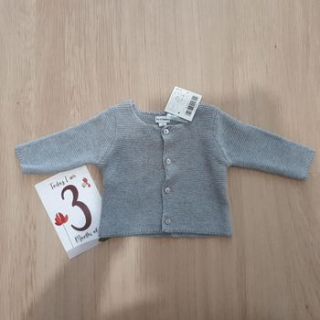 Gilet en laine 3 mois