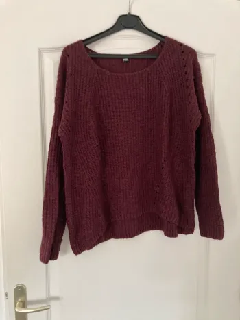 Pull bordeaux