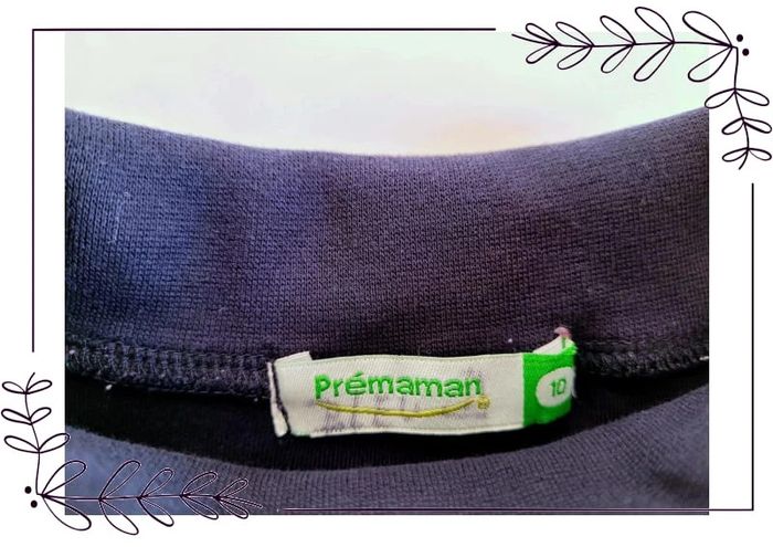 Sous-pull col roulé noir Prémaman 10 ans - photo numéro 2