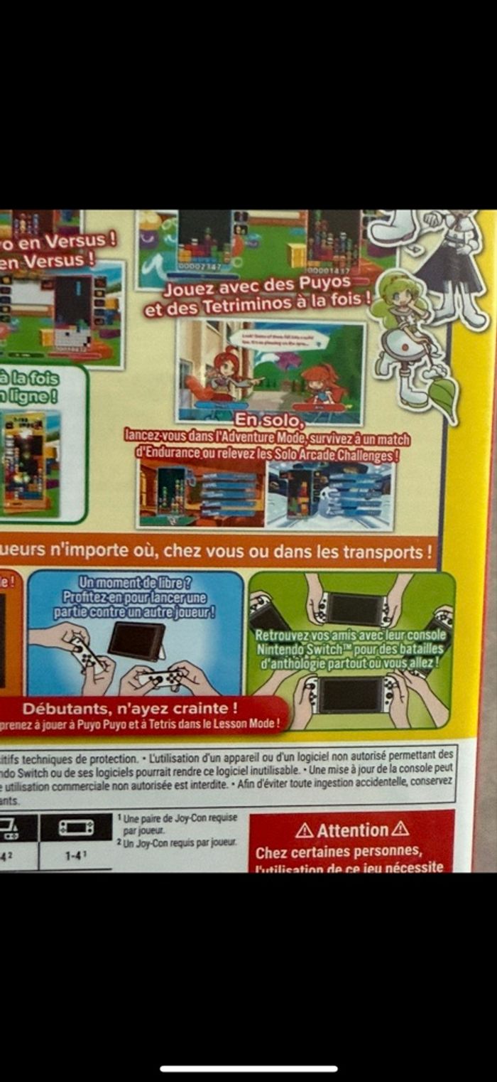 Jeu Switch Puyopuyo Tetris - photo numéro 5