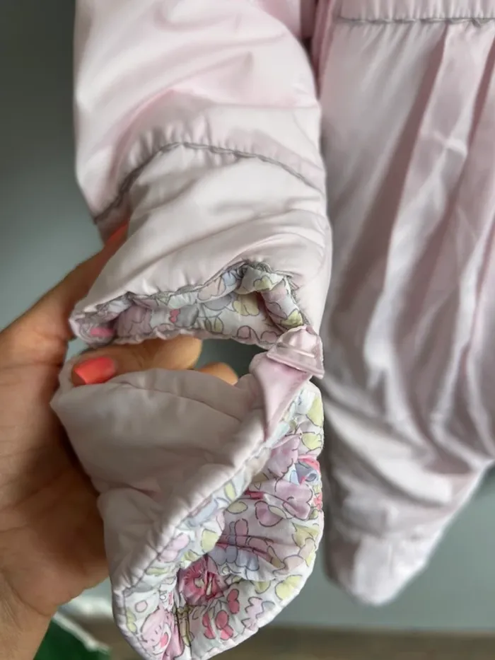 Combinaison pilote rose Jacadi fille 12 mois Tbe - photo numéro 6
