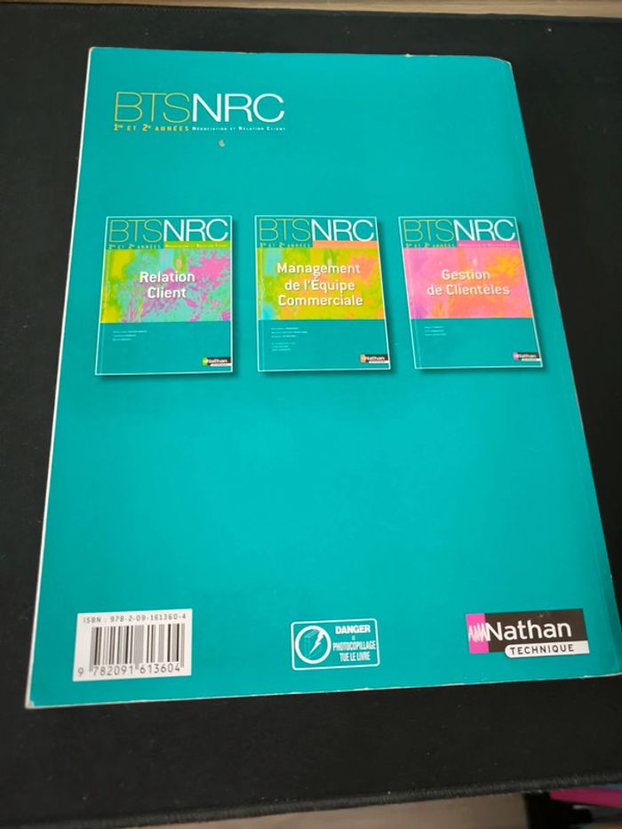 Livre NRC bts - photo numéro 3