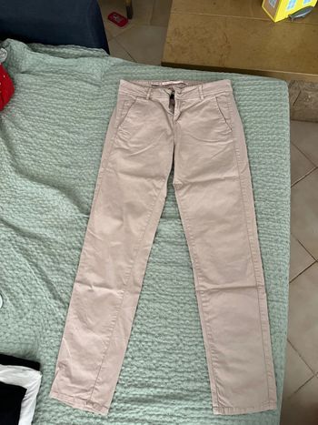 Pantalon rose poudré