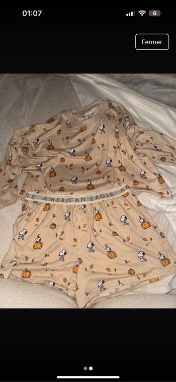 Pyjama american eagle snoopy Halloween