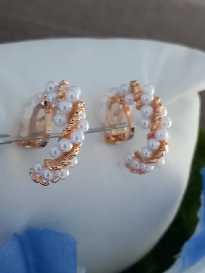 Boucles d'oreilles à clip boutique chic tendance - photo numéro 4