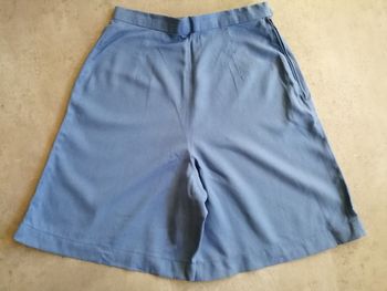 Bermuda bleu Taille 36/38 Fait par une couturière