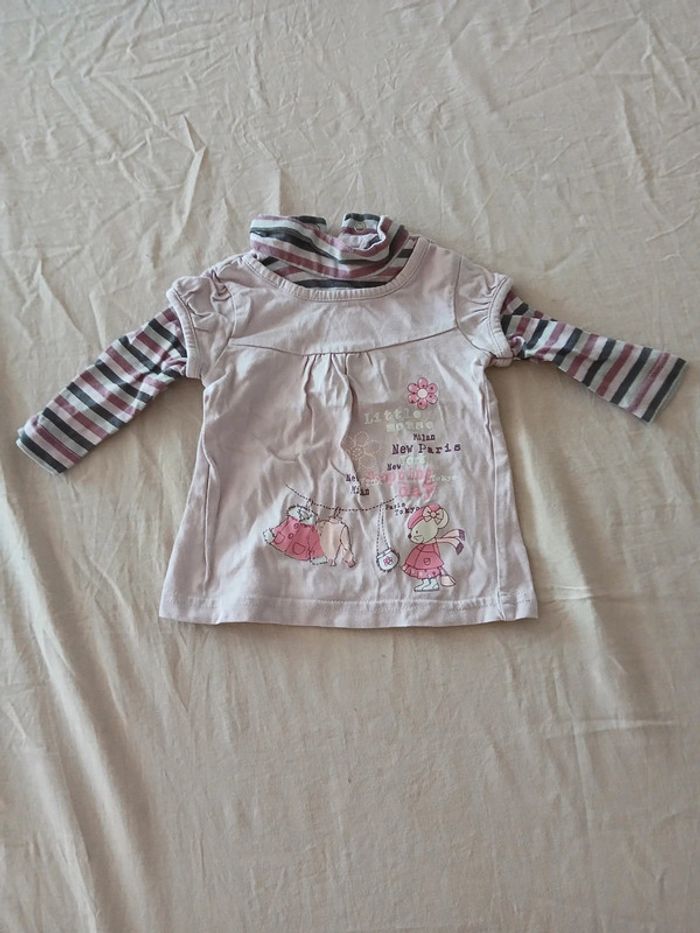 Tee-shirt manches longues 3 mois