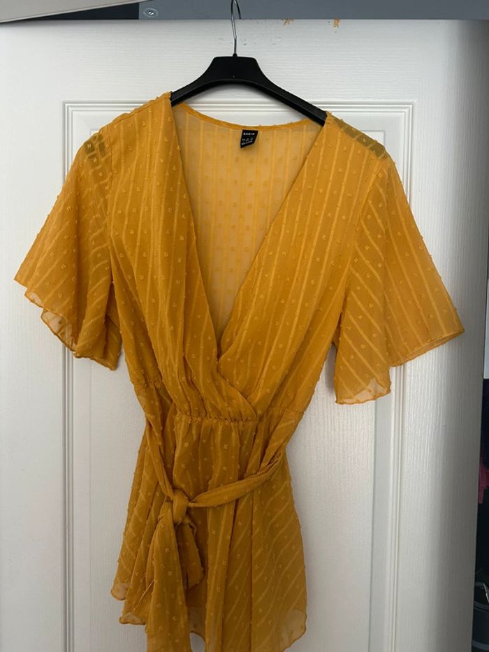 Haut shein jaune transparent