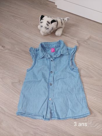 Chemise jean 3 ans
