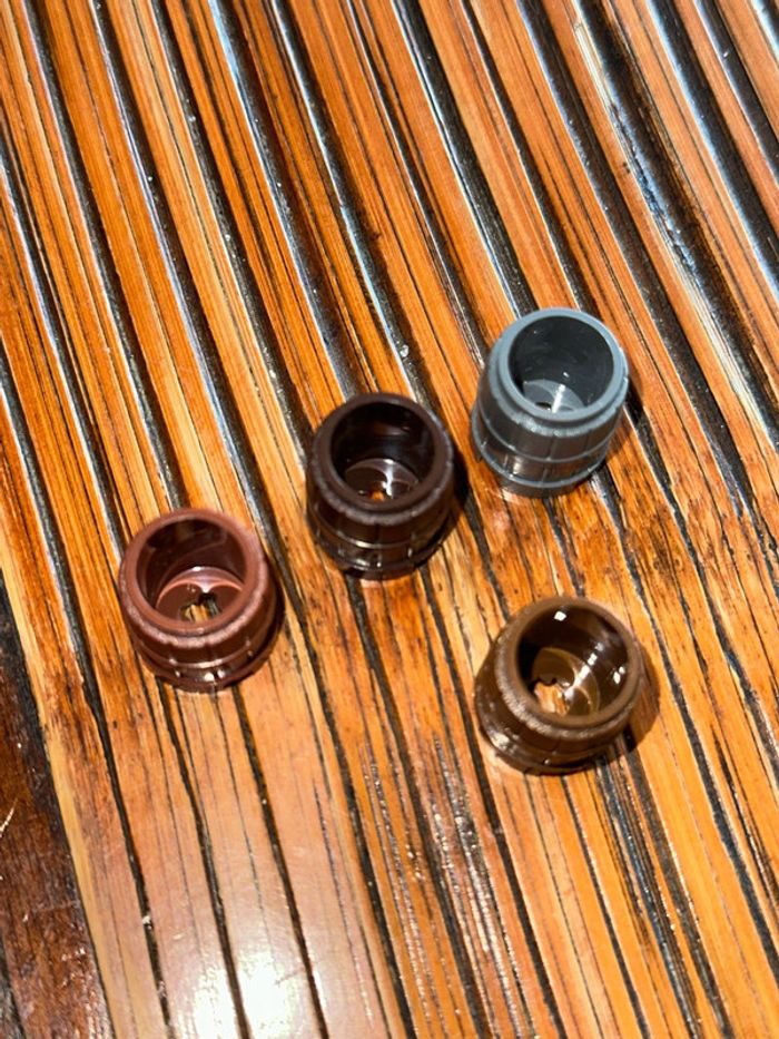 4 Lego Container, Barrel 2 x 2 x 2 ref 2489 - photo numéro 2