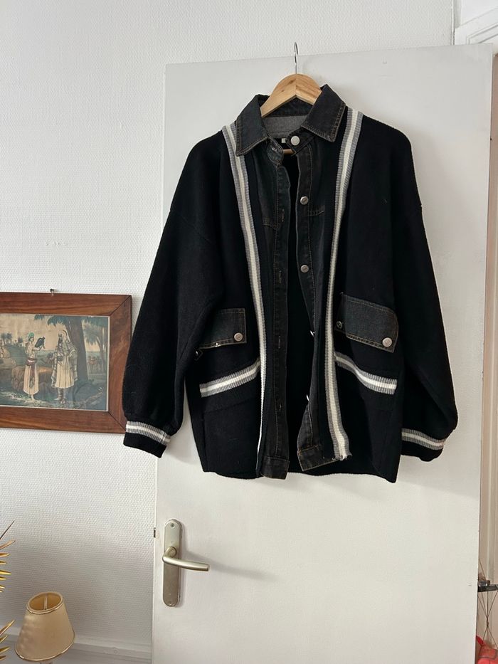 Veste très originale noire - photo numéro 2