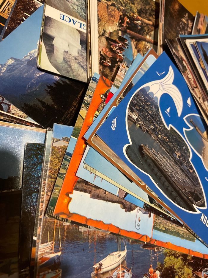 500 cartes postales vierges couleur