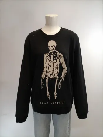 Pull Homme , Sweat Zoe Karssen Skull - M - squelette -