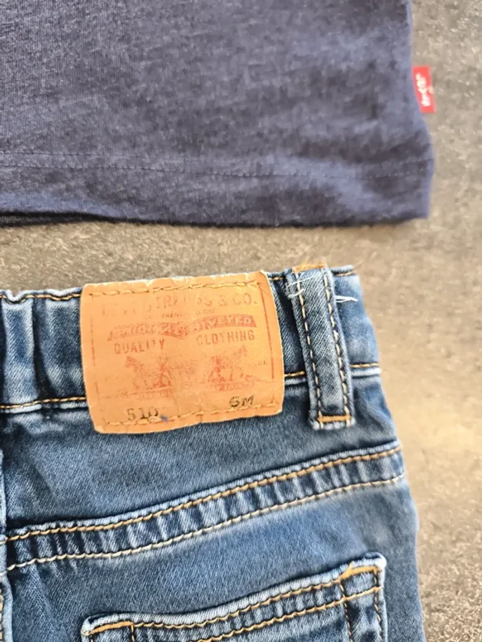 Ensemble 2 pièces garçon 6 mois Levi's - photo numéro 8