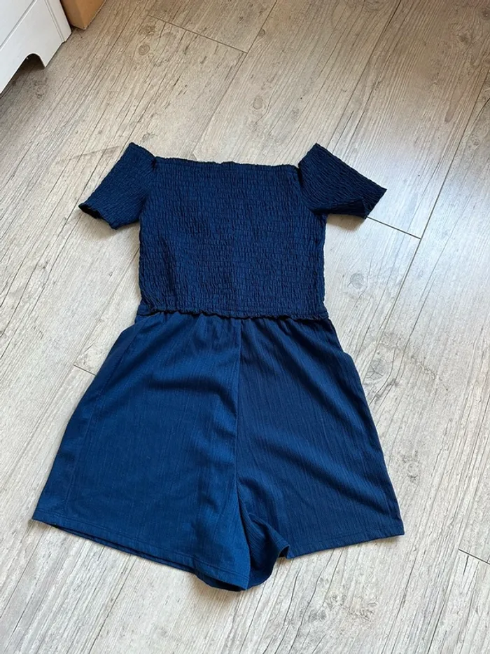 Combishort bershka bleu foncé