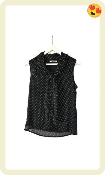 blouse Camaïeu noir taille 38