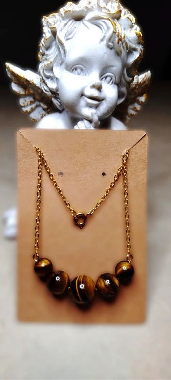 Superbe Collier Œil de Tigre