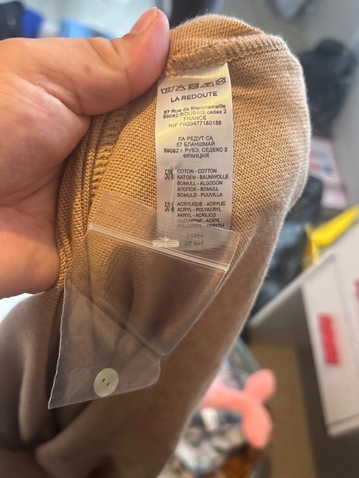 Pull fin taille 46/48 marque redoute création neuf avec étiquette - photo numéro 6