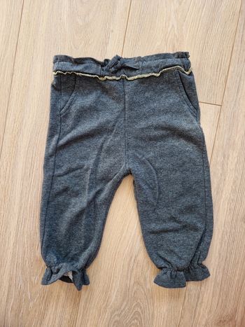 pantalon mixte H&M gris doré 80 cm