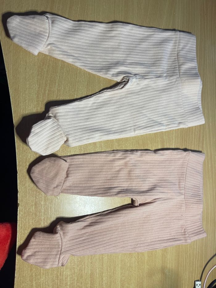 2 legging bébé fille naissance