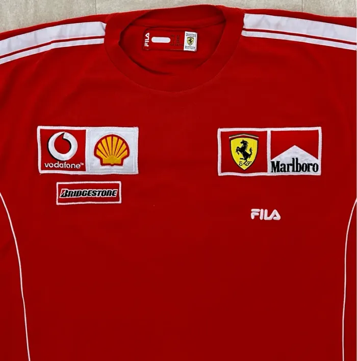 T-shirt Fila x Ferrari x Marlboro - photo numéro 5