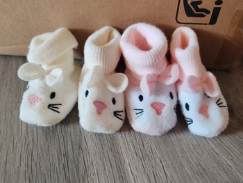 Lot de 3 petit chausson-taille naissance