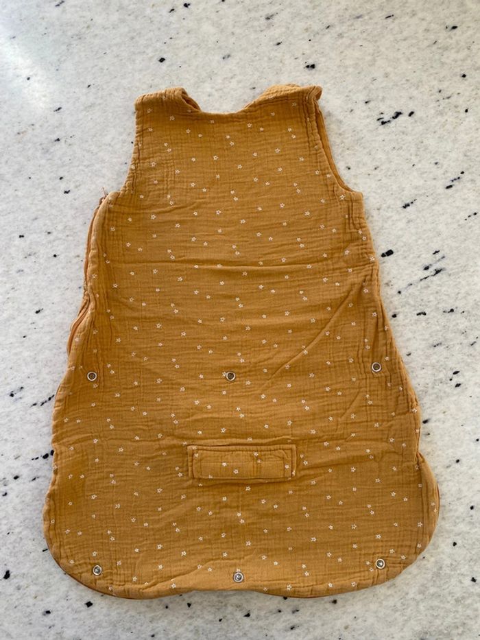 Gigoteuse jaune gaz de coton Kiabi 0/6mois - photo numéro 3