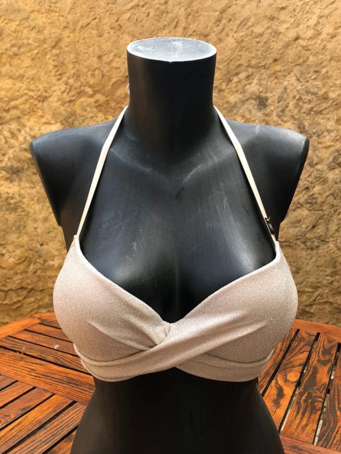 Haut de maillot de bain pailleté - photo numéro 3