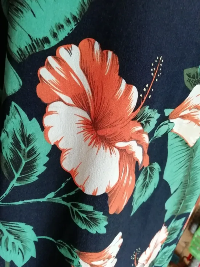 Robe dress fleur flower tropical plage - photo numéro 3