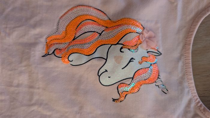 Tee-shirt licorne - photo numéro 2
