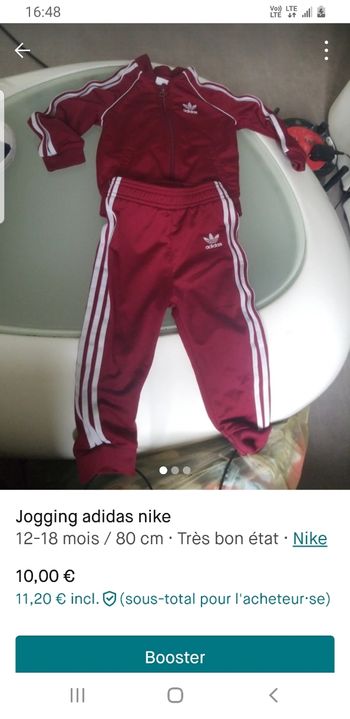 Jogging 12 mois