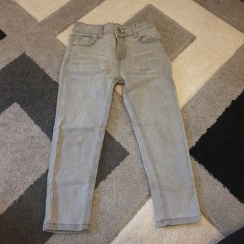 Pantalon slim gris
