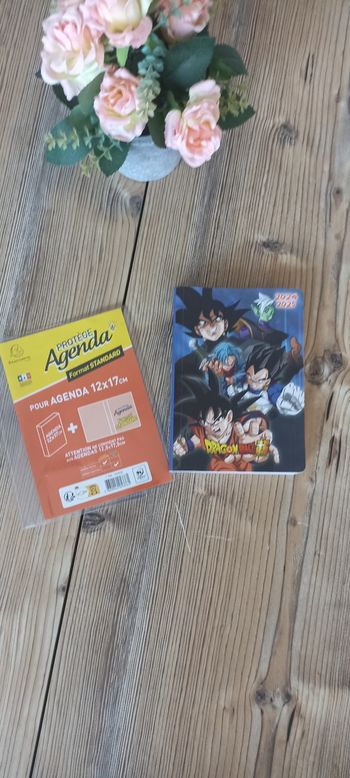 Agenda et protège agenda Dragon ball