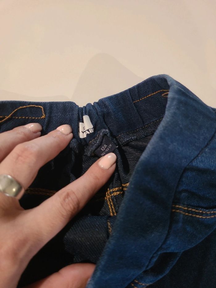 Leggings effet jean, taille 12 ans - photo numéro 2