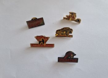 Lot de 5 Pin's Vintage James Bond 007 Collector