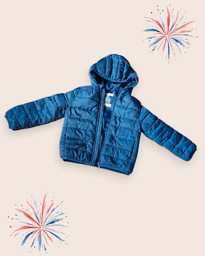 Doudoune bleu marine 5 ans - photo numéro 3