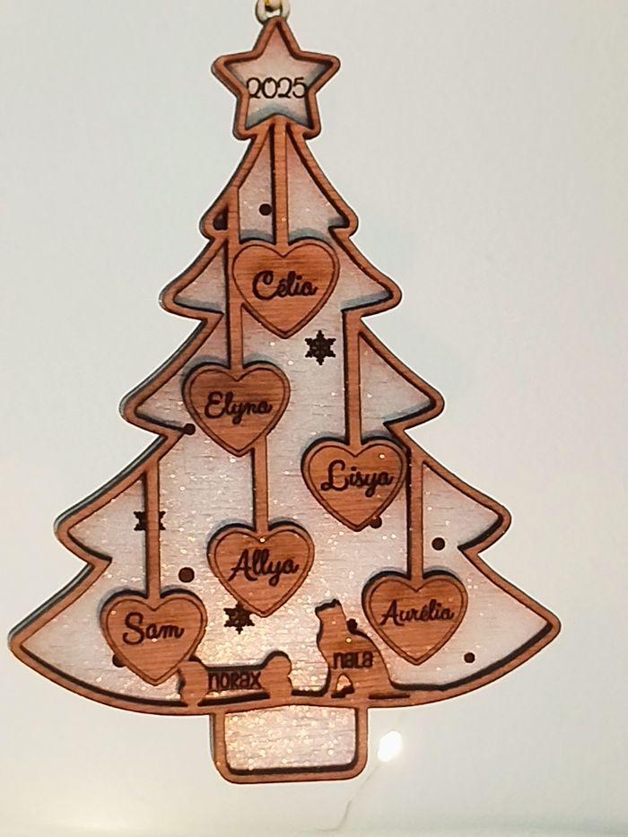 Boules de Noël personnalisées Famille - photo numéro 3