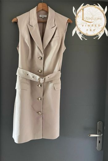 Robe tailleur beige Morgan / 221-Rkatie T40